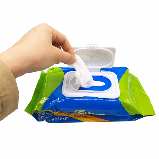 Lingettes molles non tissées certifiées pour bébé en usine Lingettes épaisses pour bébé de qualité