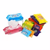 Lingettes humides et sèches en bambou non tissées biologiques personnalisées, tissu en coton jetable, serviette esthétique pour le visage, mouchoirs